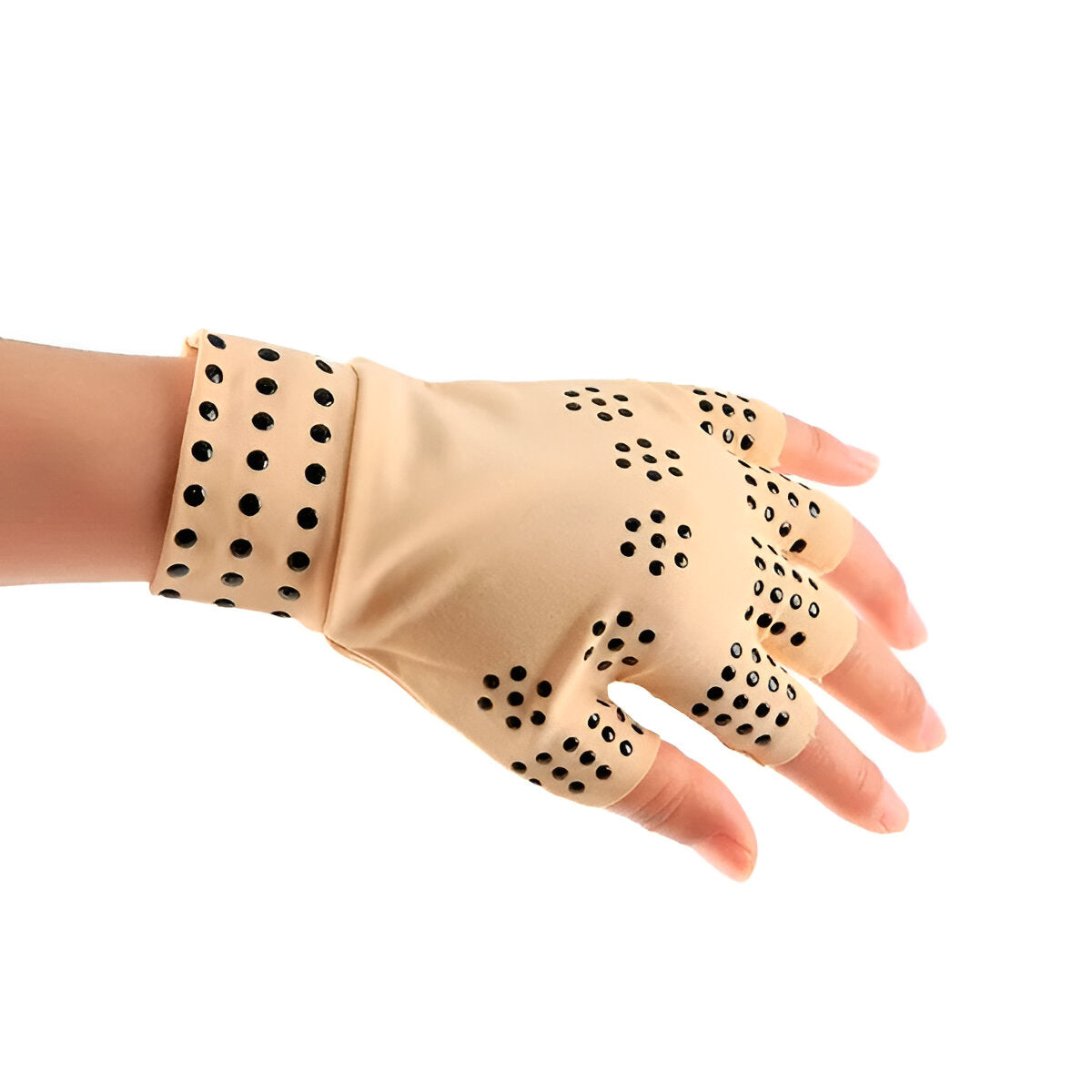 Magnetic Compression Gloves Fingerless for Arthritis Pain and Hand Support