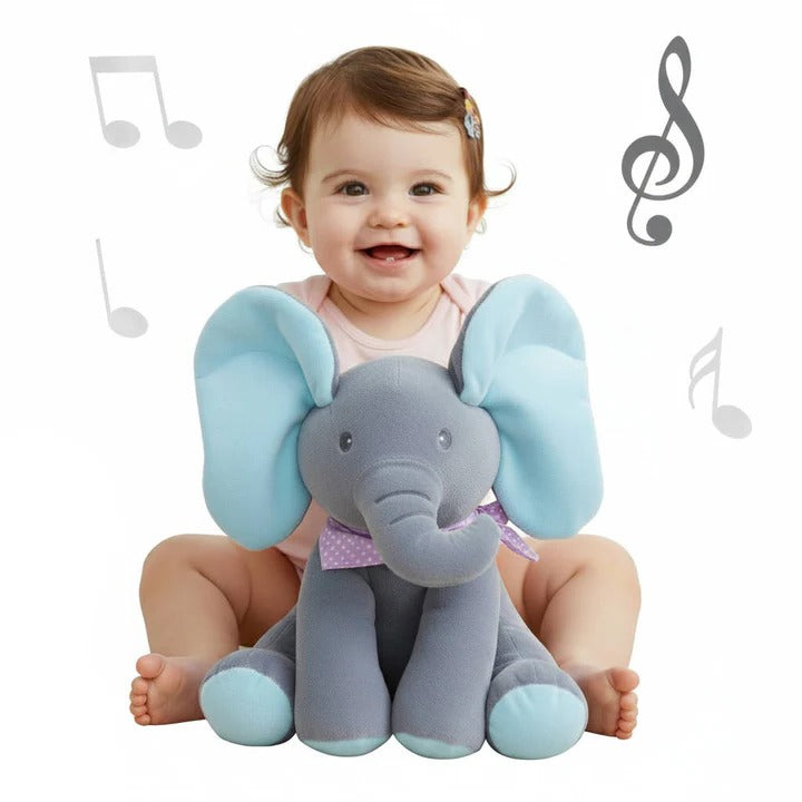 Interactive Peek A Boo Elephant Toy for Baby
