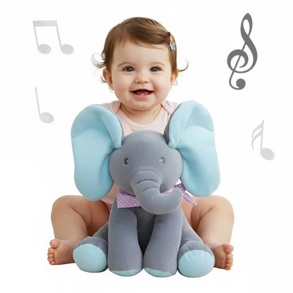 Interactive Peek A Boo Elephant Toy for Baby