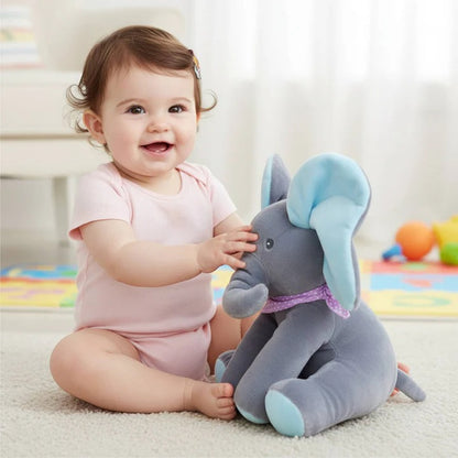 Interactive Peek A Boo Elephant Toy for Baby