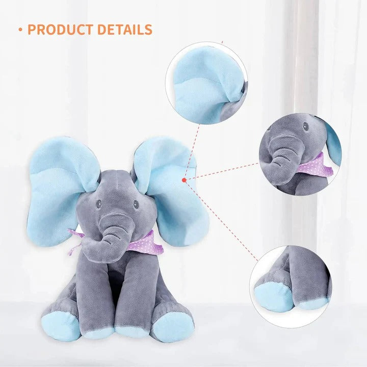Interactive Peek A Boo Elephant Toy for Baby