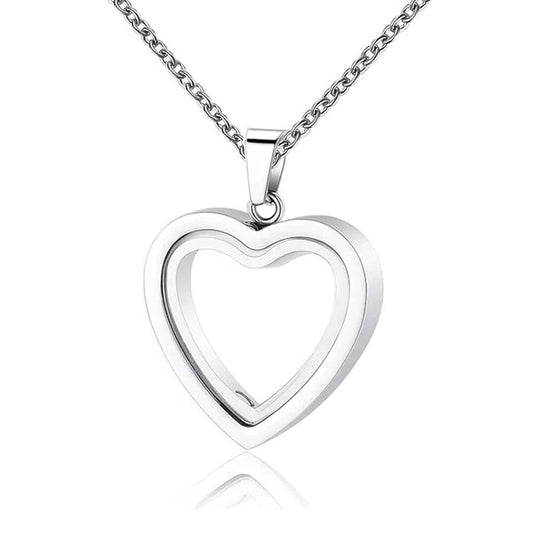 Stainless Steel Urn Pendant Necklace for Ashes and Keepsake