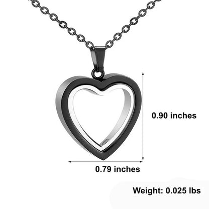 Stainless Steel Urn Pendant Necklace for Ashes and Keepsake