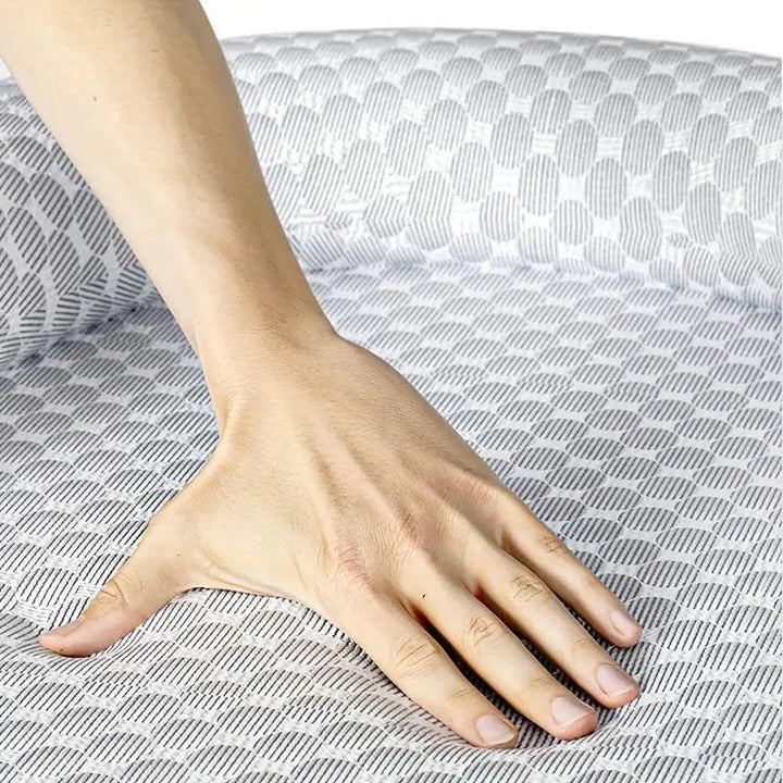 Washable Orthopedic Cooling Dog Bed with Memory Foam and Support