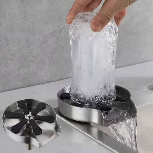 Cup Washer and Glass Rinser for Kitchen Bar Countertop