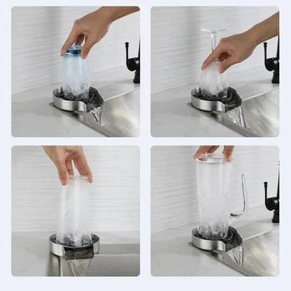Cup Washer and Glass Rinser for Kitchen Bar Countertop
