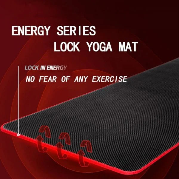 Thick High Density Exercise Mat Non Slip for Yoga and Home Use