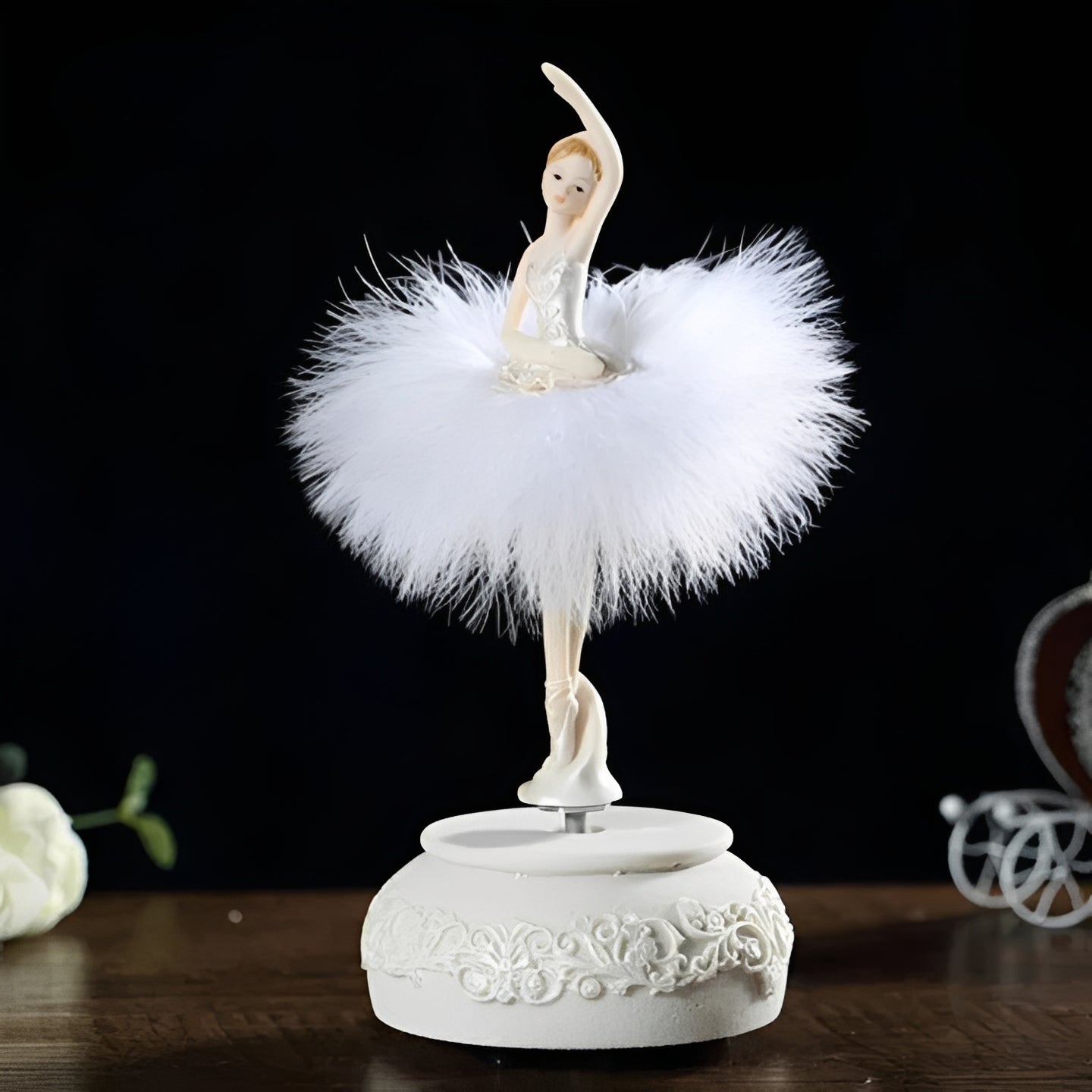 Ballerina Music Box for Girls Rotating Figure and Keepsake