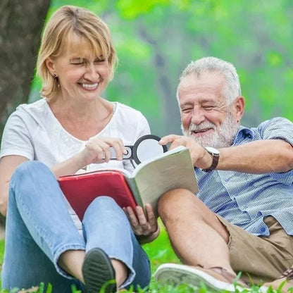 Optical Handheld Magnifying Glass 30X Reading Aid for Seniors and Low Vision