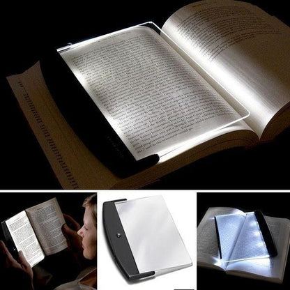Flat Book Panel Reading Night Light LED Portable and Eye Care