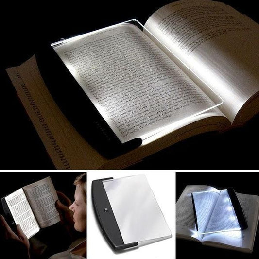 Flat Book Panel Reading Night Light LED Portable and Eye Care