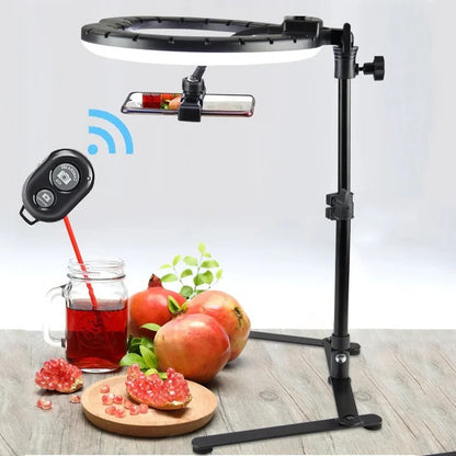 Ring Light and Tripod Stand Kit with Phone Holder for Selfie and Video