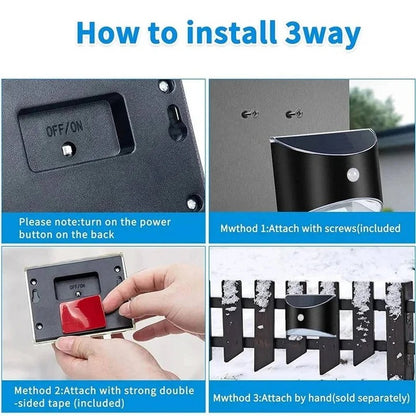 Outdoor Motion Sensor Stair Lights and Fence Light LED Waterproof