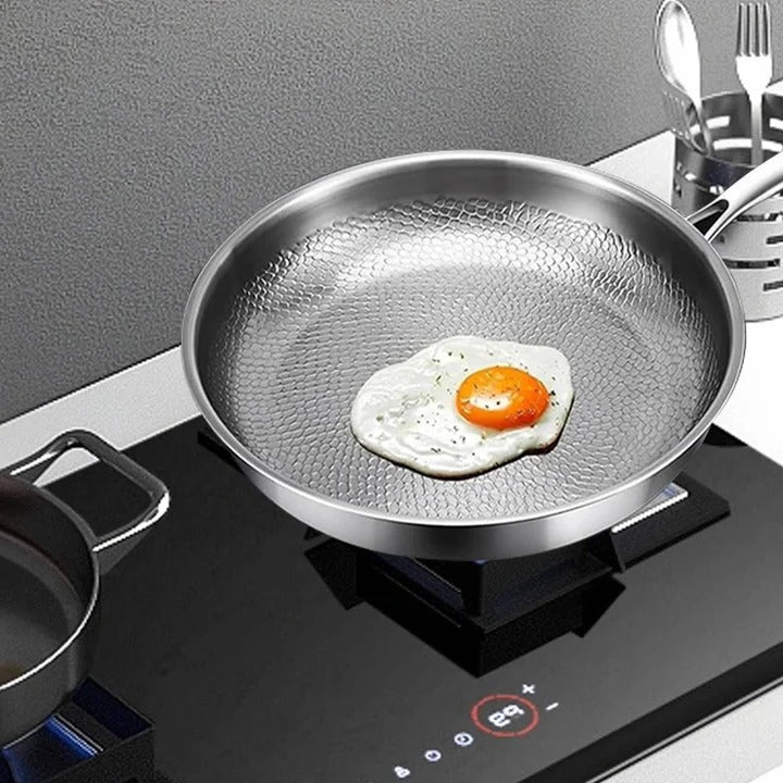 Durable Titanium Pan Non Stick Non Toxic for Induction Cooktops