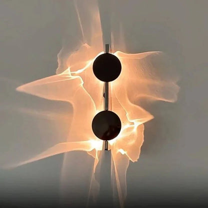 Minimalist Wall Sconce, LED Wall Light, Stainless Steel Fixture, 180 Degree Rotation