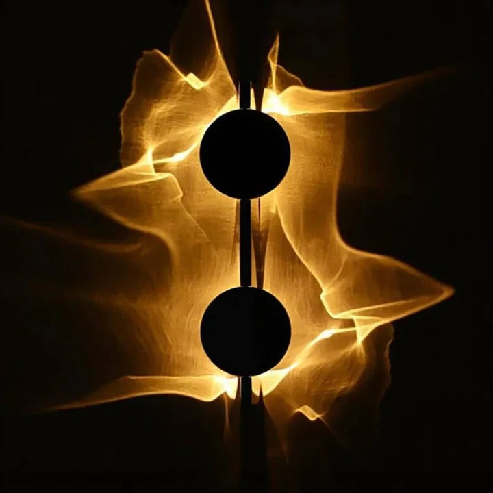 Minimalist Wall Sconce, LED Wall Light, Stainless Steel Fixture, 180 Degree Rotation