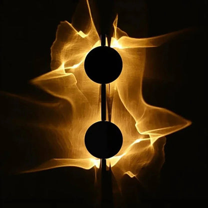 Minimalist Wall Sconce, LED Wall Light, Stainless Steel Fixture, 180 Degree Rotation