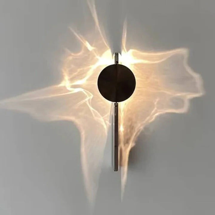 Minimalist Wall Sconce, LED Wall Light, Stainless Steel Fixture, 180 Degree Rotation