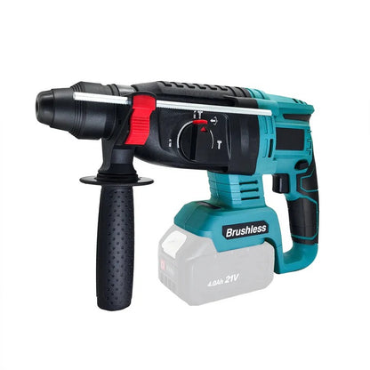 Brushless Cordless Rotary Hammer Drill with Ergonomic Grip and Rapid Charging