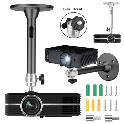Adjustable Projector Ceiling Mount Kit with Universal Fit
