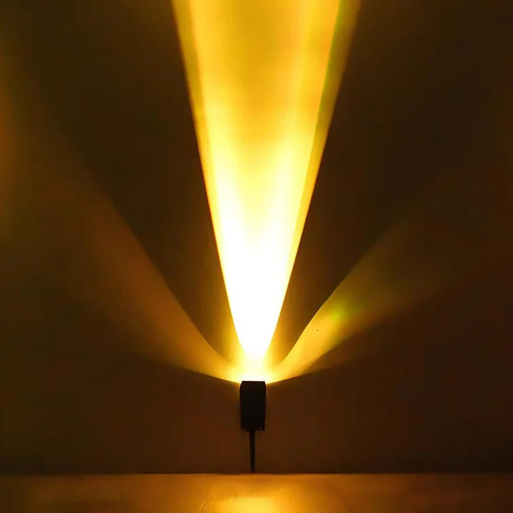 Solar Multi-zoom Spot Light with Waterproof LED and RGB Colors