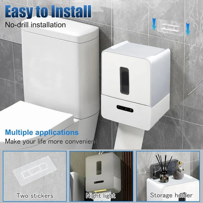 Smart Touchless Paper Towel Dispenser with Adjustable Sheet Length