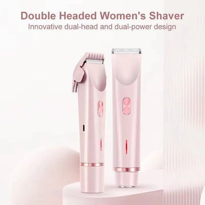 Cordless Painless Bikini Hair Trimmer with Precision Blade and USB Charge