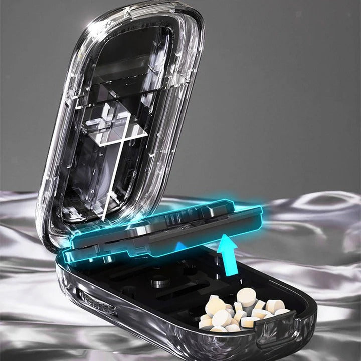Versatile Portable Pill Cutter and Splitter with Sharp Stainless Steel Blade