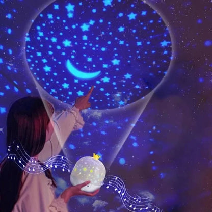 Projector Night Light for Kids and 360 Degree Rotating Starry Sky Lamp