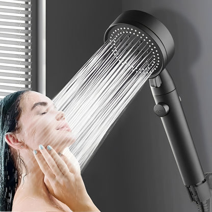 Universal High Pressure Shower Head with Hose and 5 Spray Settings