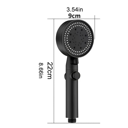 Universal High Pressure Shower Head with Hose and 5 Spray Settings