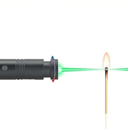Laser Pointer 303, Dual Beam Light, Long Range Green Red, Rechargeable Battery