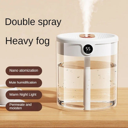 Air Humidifier, Ultrasonic Cool Mist Maker and Whisper Quiet Operation