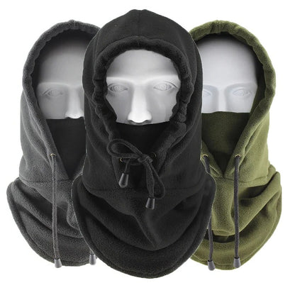 Breathable Polar Fleece Balaclava Mask and Ski Hood for Winter Outdoors