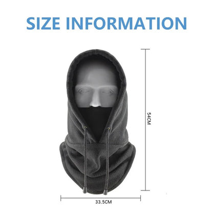 Breathable Polar Fleece Balaclava Mask and Ski Hood for Winter Outdoors