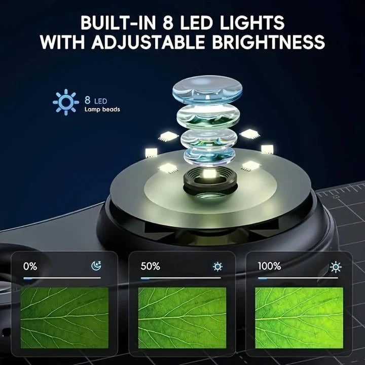 Portable USB Digital Microscope and 500X Magnifier for Coins and Collectibles