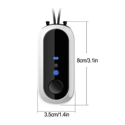 Compact Portable Air Purifier and Wearable Neck Purifier for Personal Protection