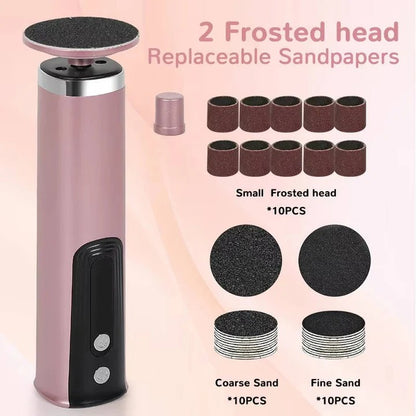 Rechargeable Electric Callus Remover with Dual Speeds