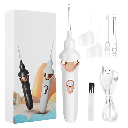 Handheld Ear Vacuum with Soft Material Nozzles