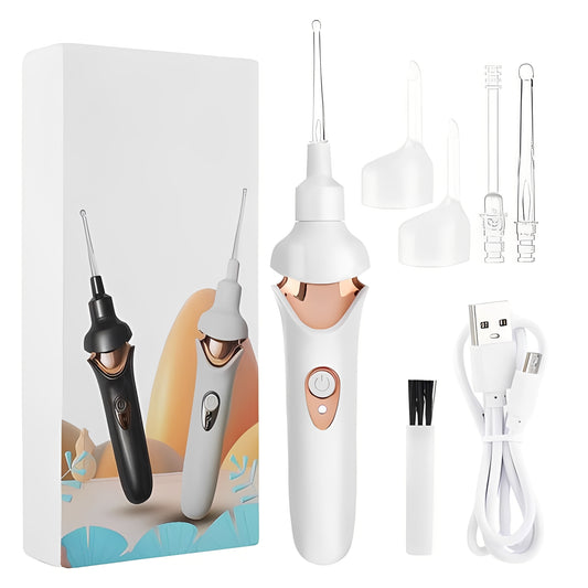 Handheld Ear Vacuum with Soft Material Nozzles
