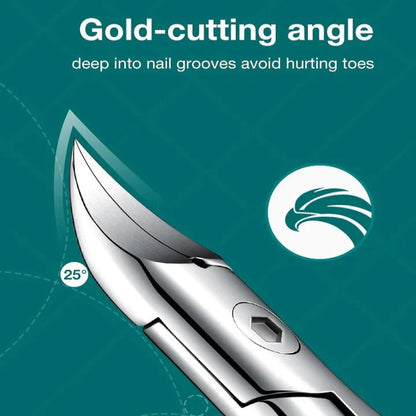 Heavy Duty Toenail Clippers with Precision Sharp Edges