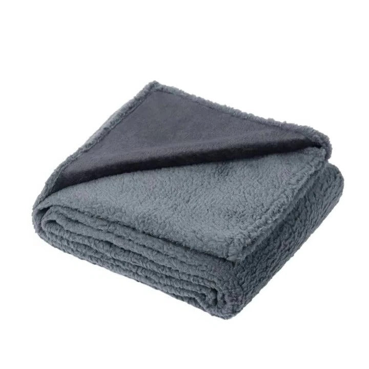 Waterproof Dog Blanket, Sherpa Fleece Throw, Reversible Pet Mat, Furniture Protector
