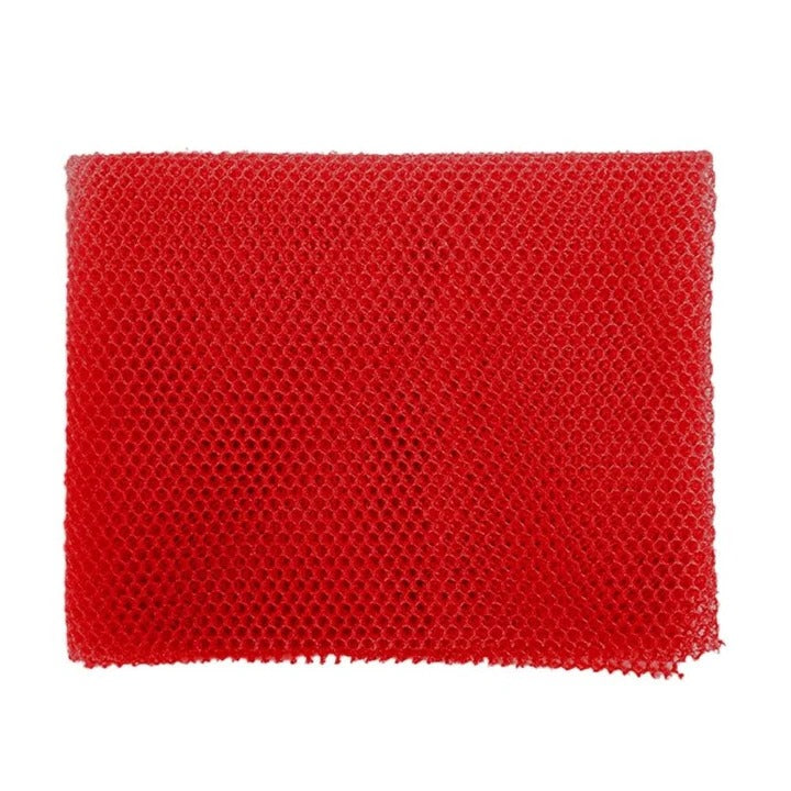 Exfoliating Bath Scrubber with African Net Sponge Material and Porous Texture for Body Cleaning