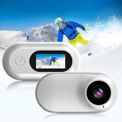 POV Sport Recorder with Mini Magnetic Action Camera Hardware and Integrated Video Capture and Wearable Frame