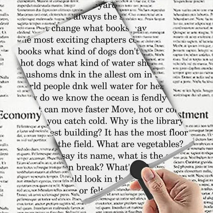Reading Magnifiers with Polished Glass Material and High Magnification Power