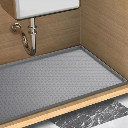 Silicone Under Sink Protective Liner for Kitchen Cabinets and Waterproof Leak Guard