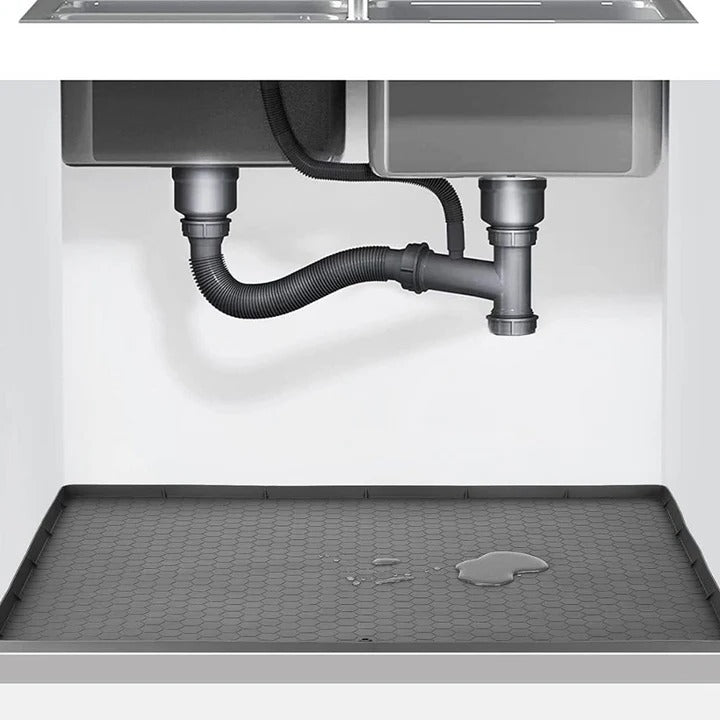 Silicone Under Sink Protective Liner for Kitchen Cabinets and Waterproof Leak Guard