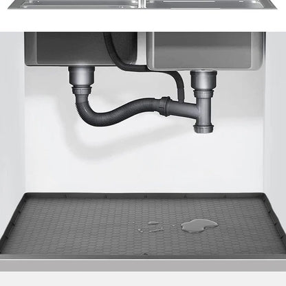 Silicone Under Sink Protective Liner for Kitchen Cabinets and Waterproof Leak Guard