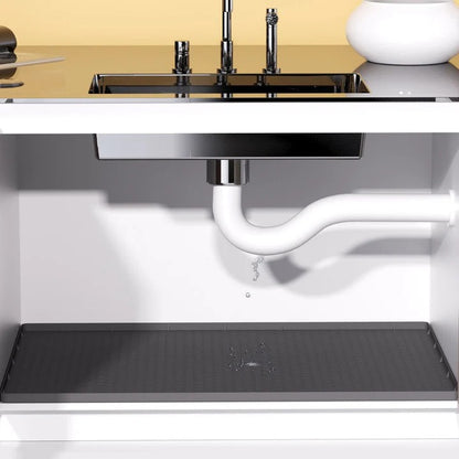 Silicone Under Sink Protective Liner for Kitchen Cabinets and Waterproof Leak Guard