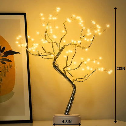 Portable Fairy Light Spirit Tree with Versatile Wireless Design
